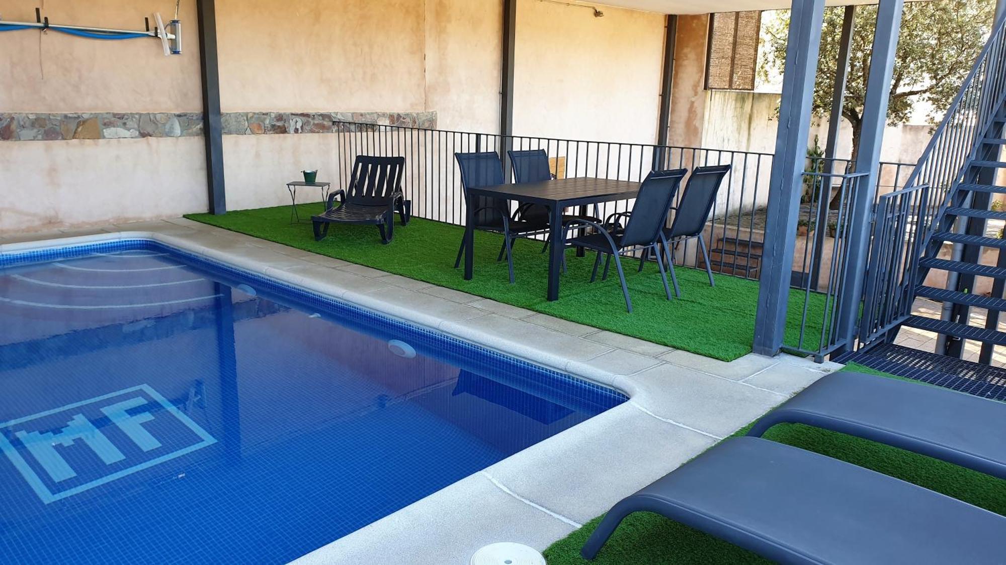 Casa Con Piscina En Parque Nacional De Cabaneros Navas de Estena Eksteriør bilde